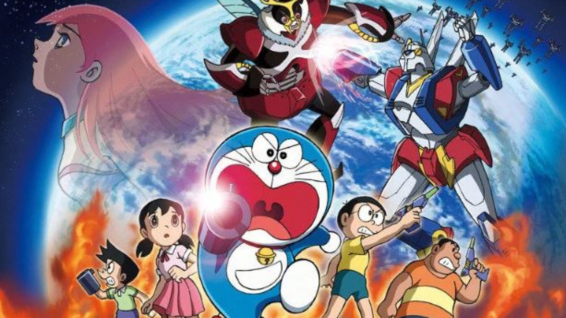 Doraemon: Nobita and the Steel Troops (1986) Japanis DvDRip 480p